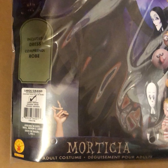 The Addams Family Morticia Adult Costume! New! - Picture 7 of 8